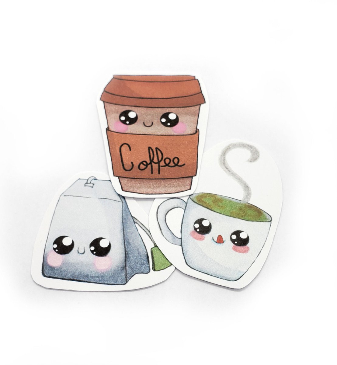 jewelsjumprings's tweet photo. These adorable stickers have just been added to my #etsy shop: Cute tea and coffee art sticker pack https://t.co/9zK99iRO05 #stickerset #handdrawnstickers #artstickers #collectablestickers #laptopstickers #colorstickers #cutestickers #kawaiistickers #coffeesticker #tea https://t.co/KGzml0NkSH
