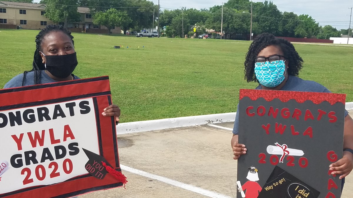 YWLAArnoldGirls's tweet photo. #YWLA Senior Drive Through Celebration was a blast! We are so thankful for our administrators and teachers who came out to support our Seniors today! #ywpn #gpisd #ywla #ywlaseniors #ywlagraduates #gpisdgraduates2020 #gpisdstilllearning #gpisdstillleading #wearegpisd https://t.co/mWcMrDenMi