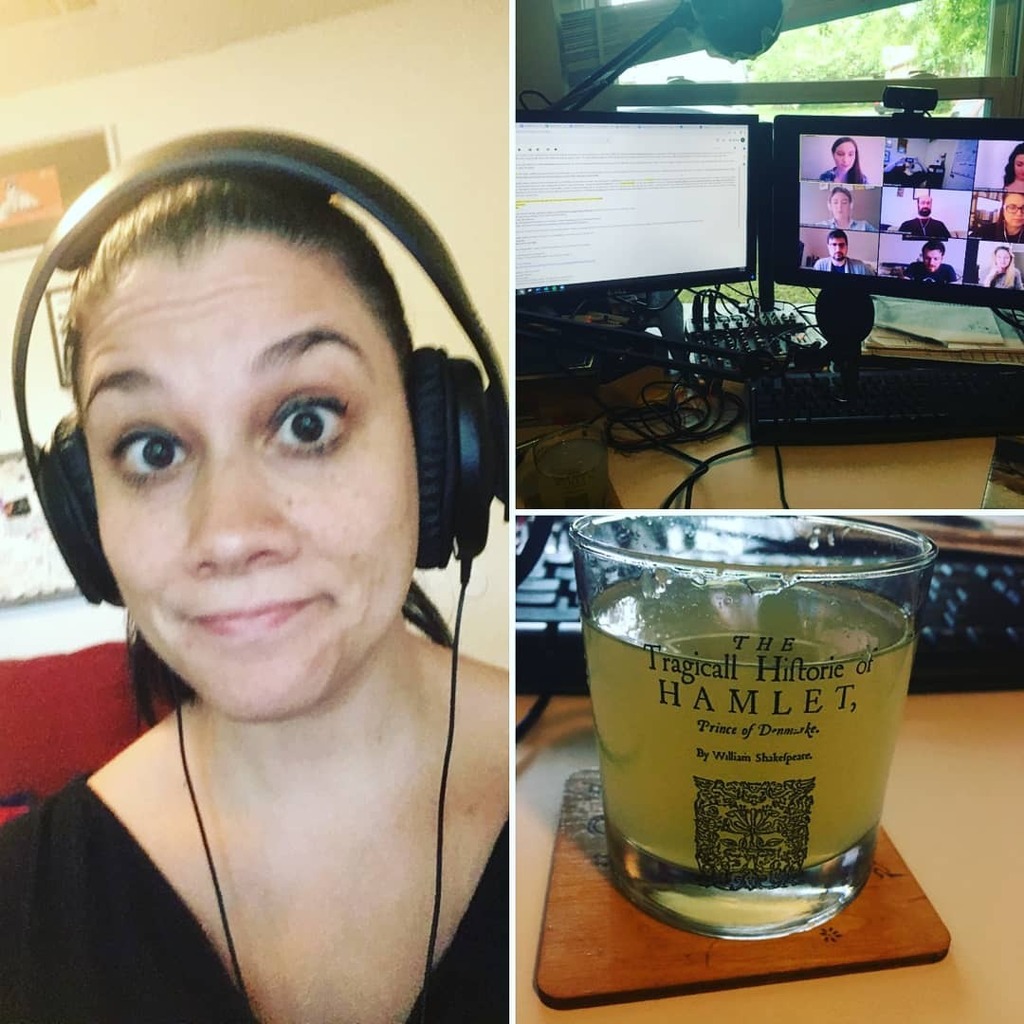 Shakespur's tweet photo. Competitor Number Two! Stephanie Crugnola from Walking Shadow Shakespeare Project!! @wsshakes .
.
.
.
.
#testnight #8bitaversary #shakesbeershowdown https://t.co/4D1zvui1A0
