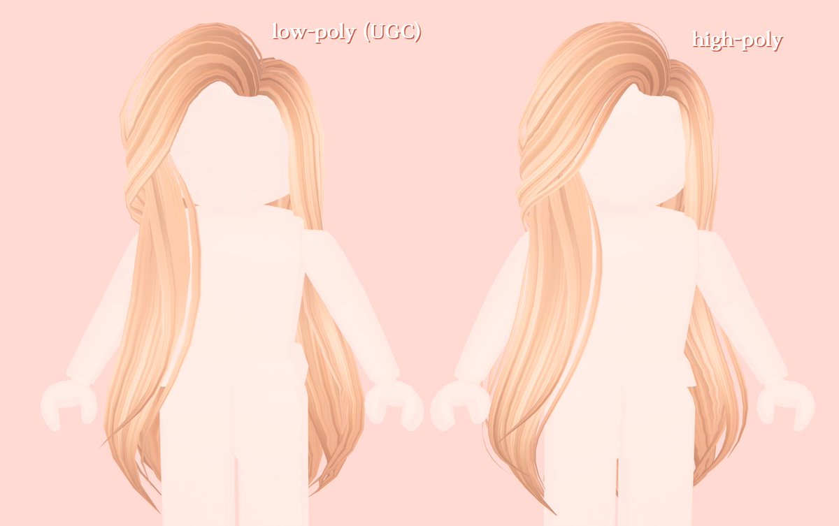 Teddy On Twitter Last One I Promise Long Flowy Hair Based On Elsa With Her Hair Down Made A Ugc Version Too Still Too Long Lol 1 183 Verts A Medium - roblox royale high new hair 2020