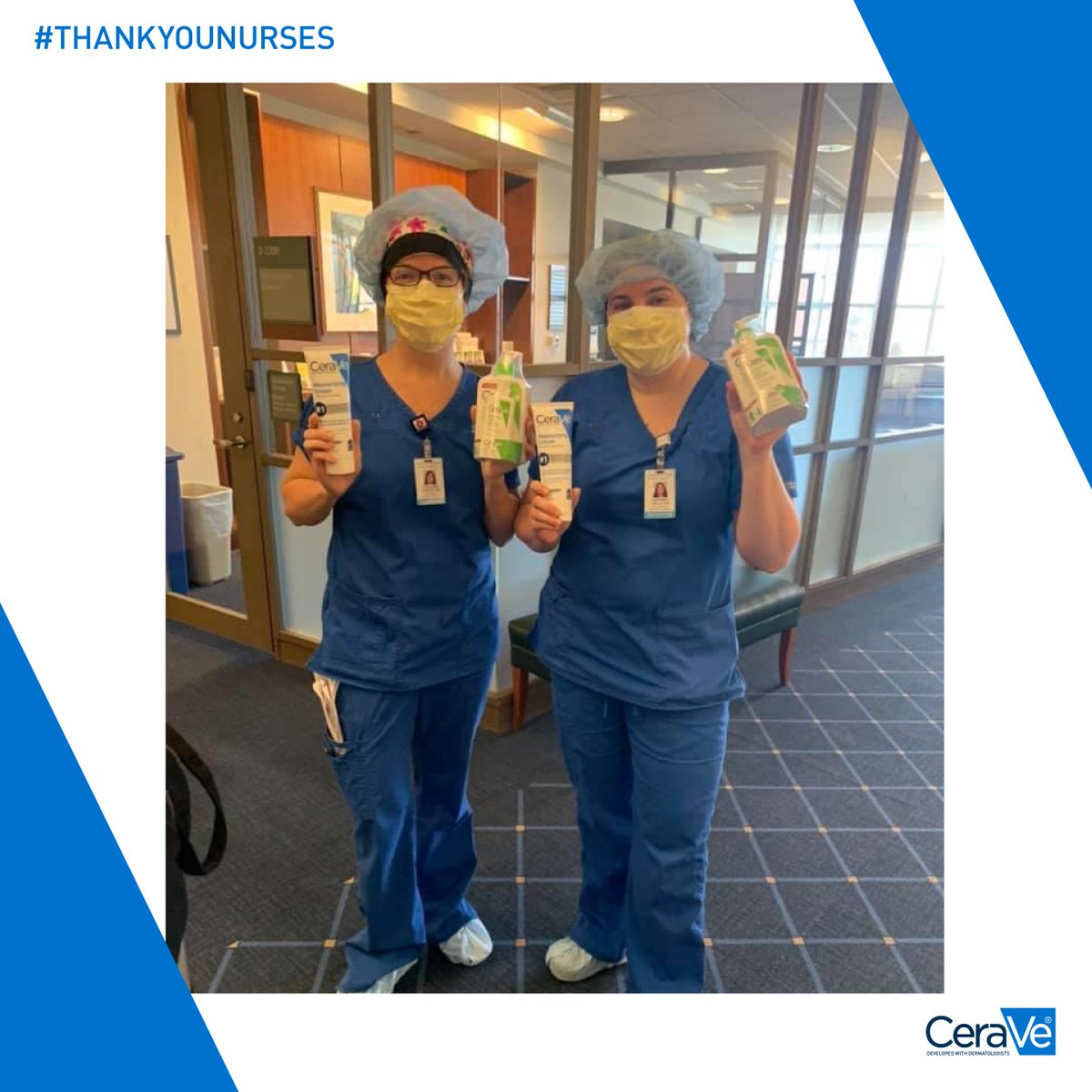 cerave's tweet photo. #ThankYouNurses for all that you do. Honor our nation’s nurses by thanking a nurse in celebration of #NationalNursesDay. https://t.co/Fk0Qo3kXXl