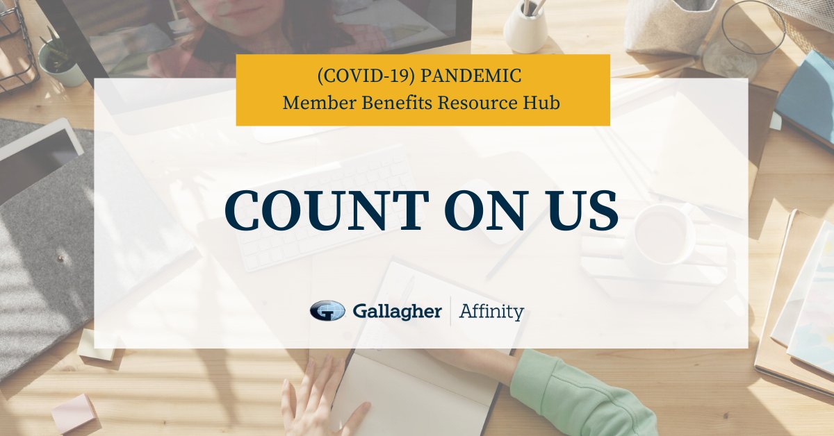 GMS_Gallagher's tweet photo. Here are a few tips and ideas on how associations can leverage member benefits & savings to help deliver support and solutions to members in the moment they need them. Visit the COVID-19 Member Benefits Resource Hub | https://t.co/dAZYMOGWDn | #PartneringStrong https://t.co/HpGlpBgBdt