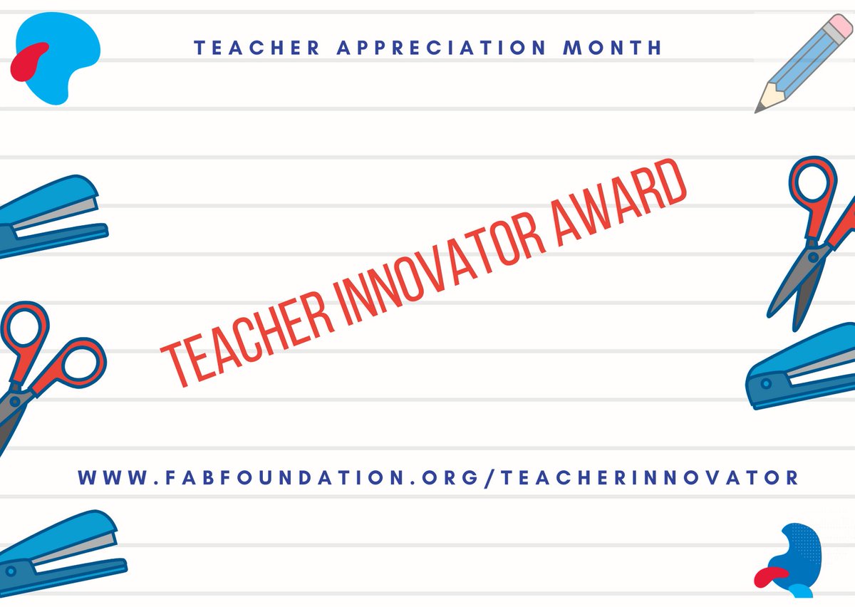 FabFndn's tweet photo. We are excited to join @explanationkids and @timeforkids #GetHappyHour with @SecretaryKing44, General Colin Powell, Randy Weingarten many more at 8 PM ET.  Launching our #2020TeacherInnovator Award! #AllInForTeachers #FabLabNetwork #SCOPESdf https://t.co/0oxSOJpkhO
