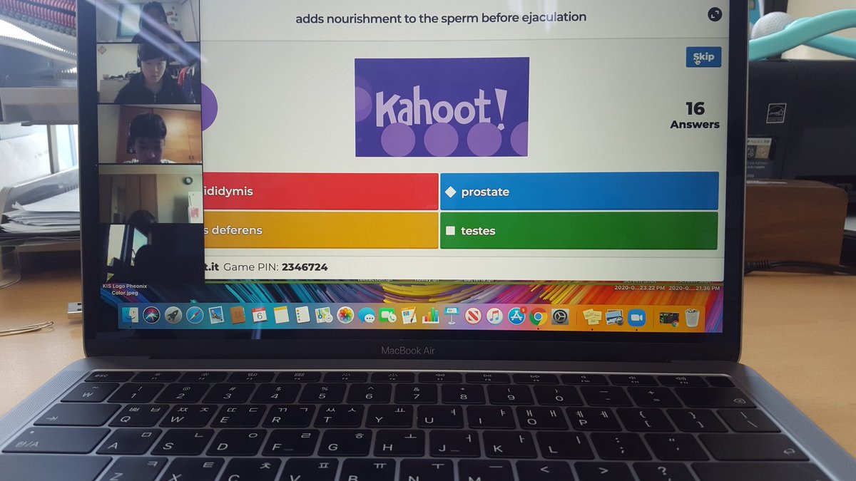 pemckelvie's tweet photo. A little Kahoot to refresh the reproductive systems this morning. #virtualsexed #kispride https://t.co/H3PHLUjAY6