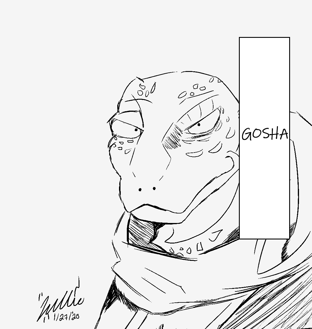 GoshaLizard's tweet photo. Gosha 

Kind

Cares for his grandson 

(N)SFW

21+

No minors

Sometimes lewd RP

RT https://t.co/1NuJutUfwp