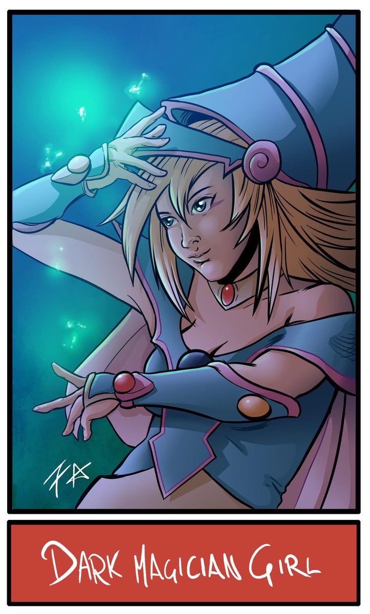 Romolanthrax's tweet photo. #darkmagiciangirl suggested by @nie_ielapi 
#sixfanarts #digitalart #digitalcolor #yugioh https://t.co/aoIDer69mS