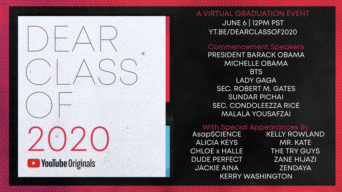 DurhamPublicSch's tweet photo. #ClassOf2020 | Amazing! The Obama's are commencement speakers for "Dear Class of 2020: A Virtual Graduation Event" on June 6 at 3 pm. | RSVP LINK: https://t.co/JpzIjQsOq5 https://t.co/191cT0RoBR