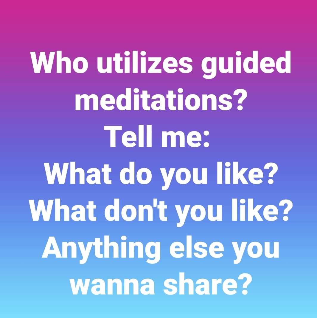 kendra1177's tweet photo. Who utilizes guided meditations? Tell me: What do you like? What don't you like? Anything else you wanna share? https://t.co/6aqUqGq1CJ 
#meditation #guided #favorites #surpriseyourspirit https://t.co/Qb0E6fvqdn