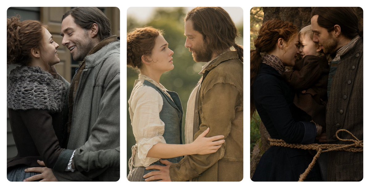 Look how far they’ve come #TheMacKenzies #RogerAndBree #Outlander