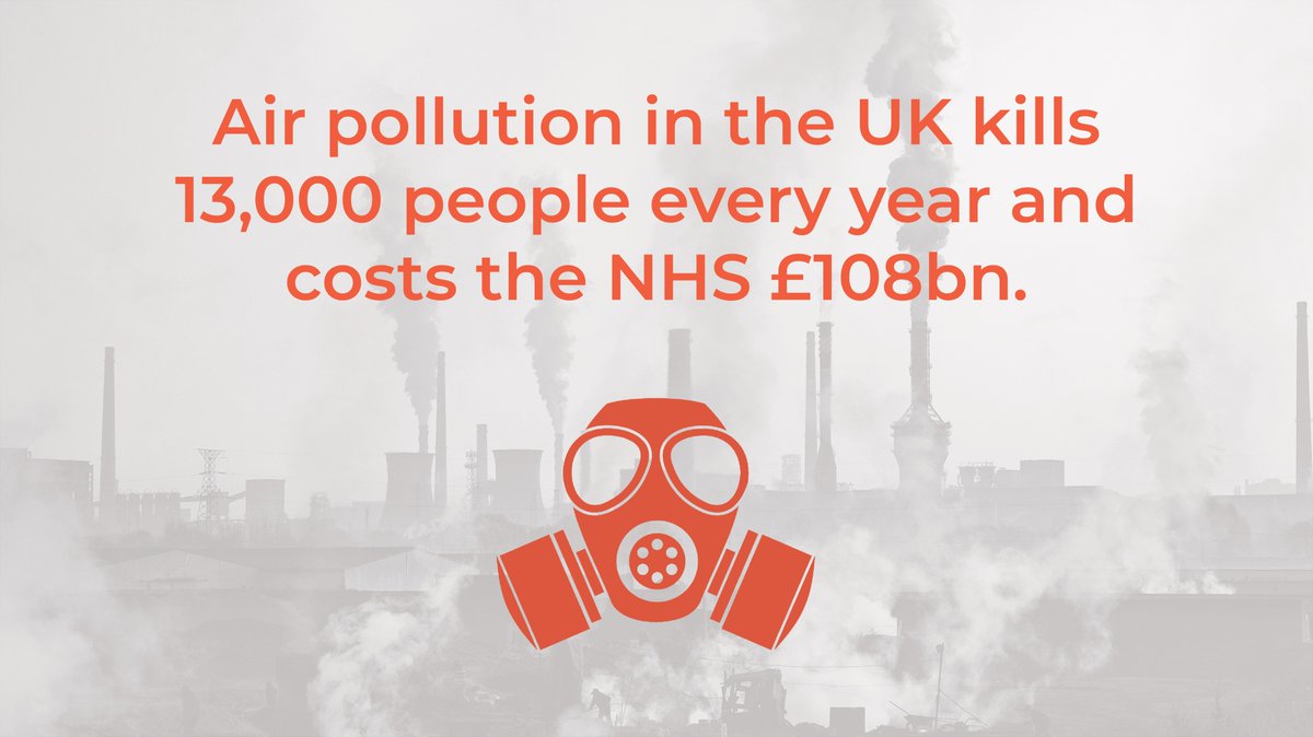 switchit_green's tweet photo. Air pollution in the UK kills 13,000 people every year and costs the NHS £108bn.
Does your bank fund the companies responsible? Find out at https://t.co/D9kTOJC02f.
#SaferMoney #OurMoneyOurProblem #EarthDaySwitch https://t.co/1nx1BBvdy8