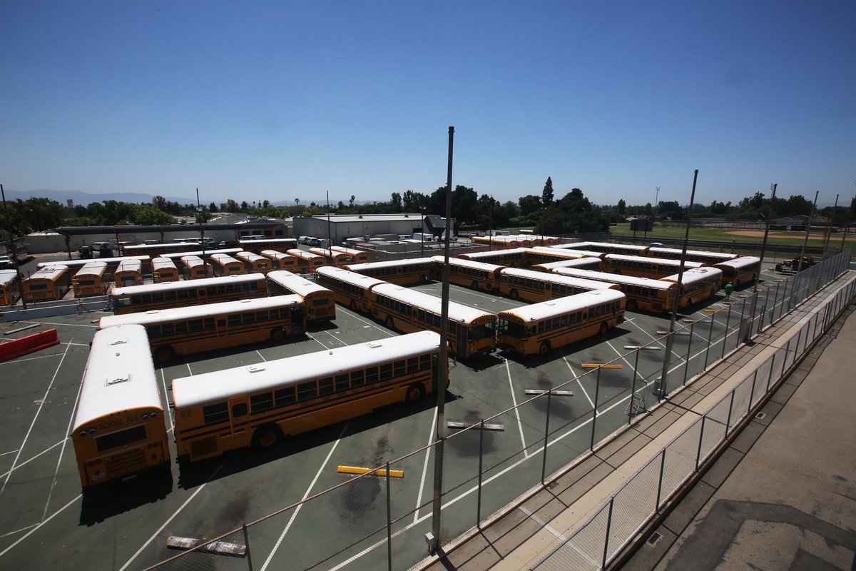 CJUHSD's tweet photo. CJUHSD Transportation Dept. honoring the Class of 2020! https://t.co/HtLUrpF27h