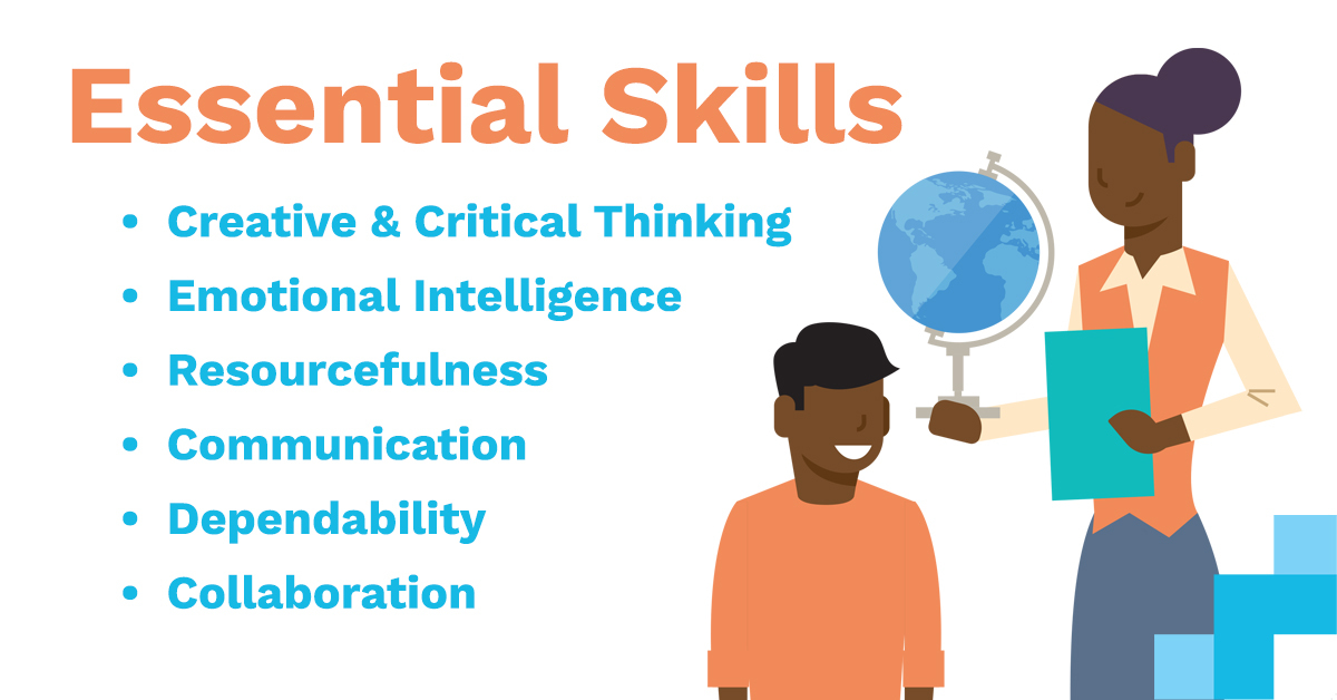 sdworkforce's tweet photo. Educators! 🎓 Did you know that emotional intelligence is an essential skill valued by colleges and employers? Take the Essential Skill Building Challenge with your student and explore more essential skills here: https://t.co/yHOksp8jad #thisisworkforce #careered https://t.co/RhNKgyWVj1