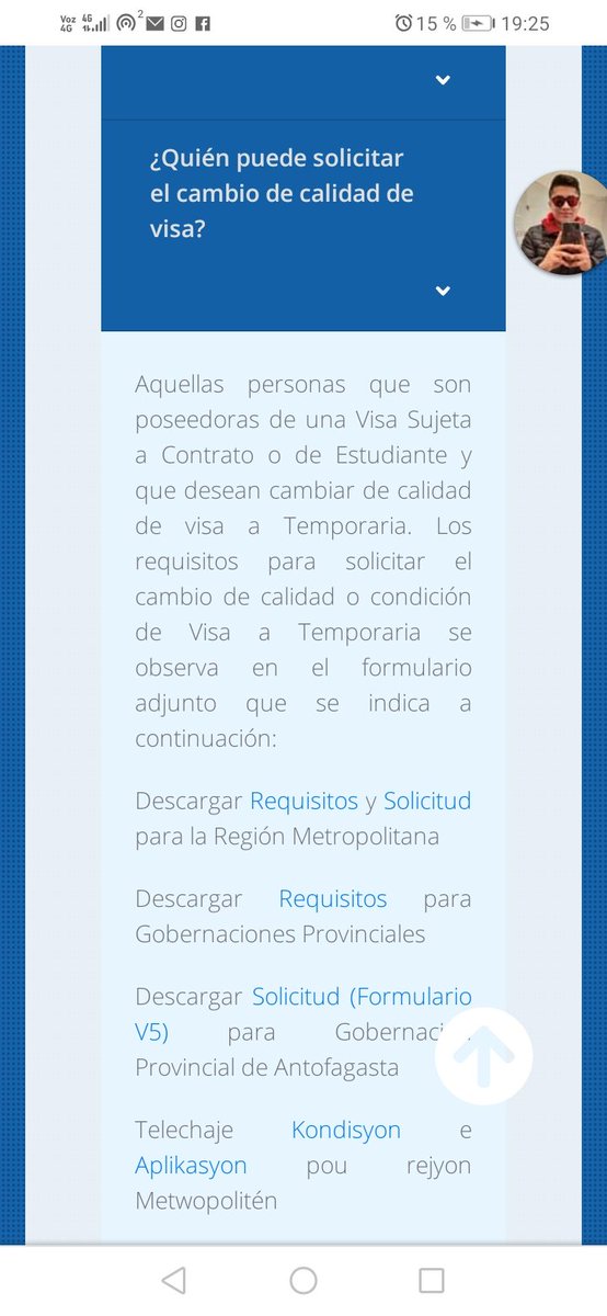 SandraT68345627's tweet photo. @DptoExtranjeria Se puede realizar el cambio de visa sujeta a contrato s visa temporaria?, se supone que esta en la pagina de extranjería, lo vi hoy. https://t.co/YXc9DWMJ0J