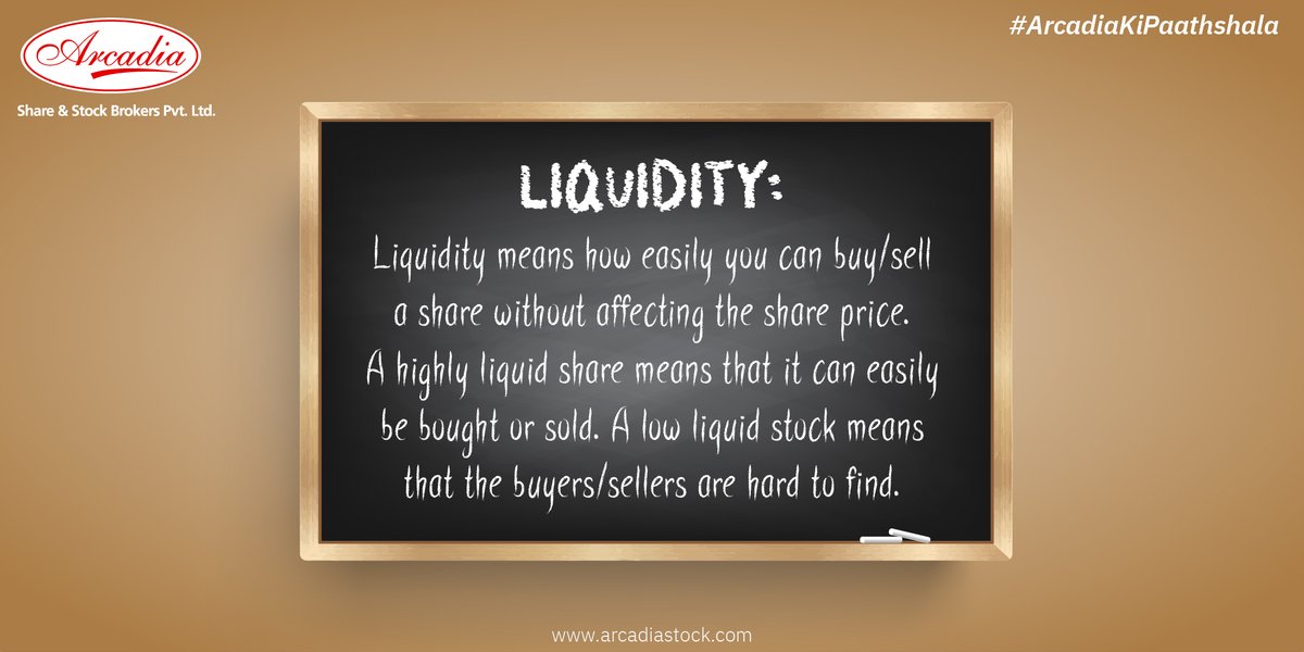 ArcadiaStock's tweet photo. Here’s a term to know your market better.

#Arcadia #Investments #Trading #Savings #financialterms #ArcadiaKiPaathshala https://t.co/cZOn3qk3cn