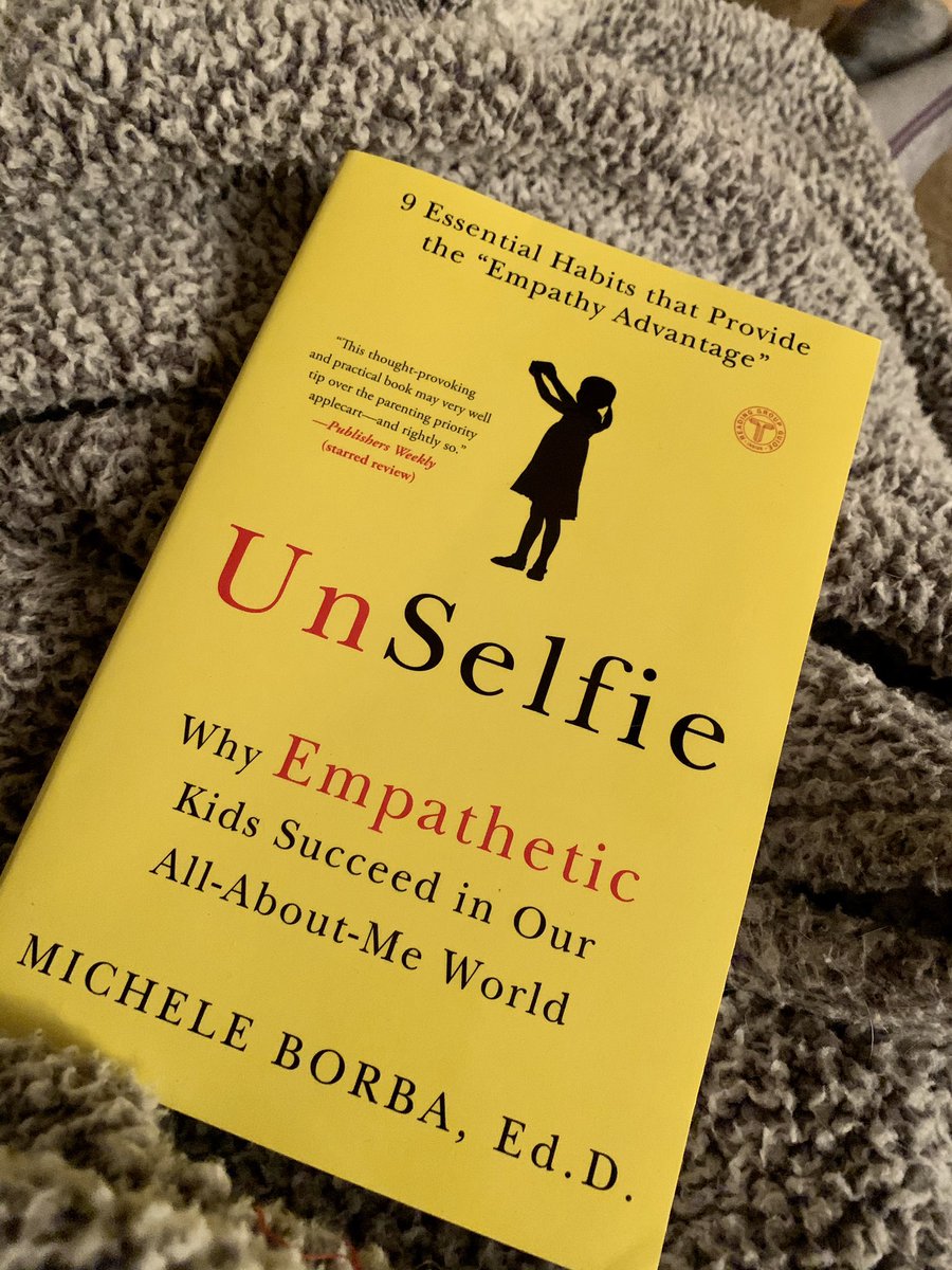 Very excited to dig in! <a href="/micheleborba/">Dr. Michele Borba</a> #unselfie #empathy
