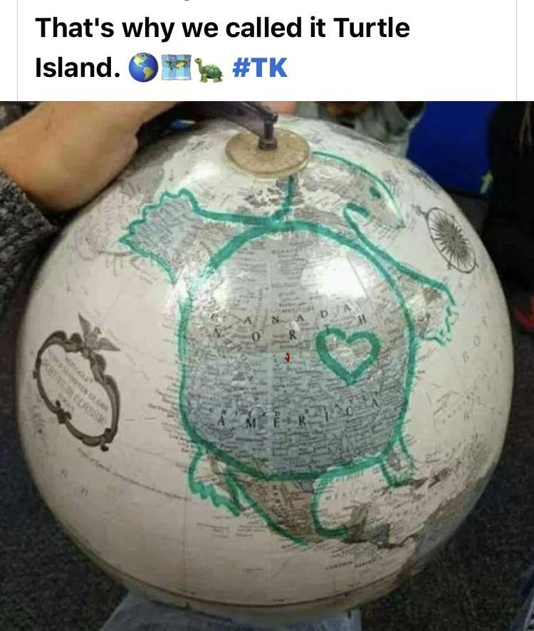 ChairmanAzure's tweet image. When we say the Turtle Mountains are the center/heart of Turtle Island... we’re close to the little 🔴.. a visual explanation of our pride! #TmProud #tmbci