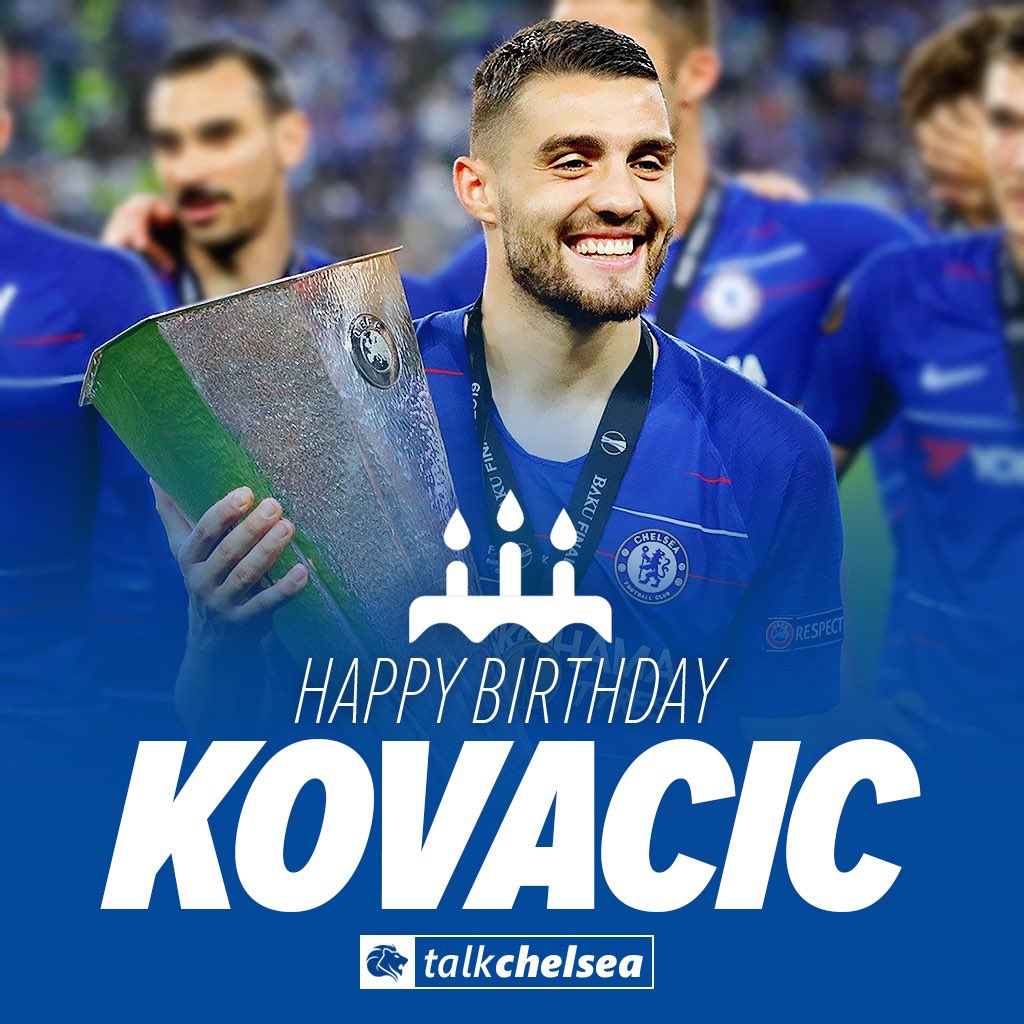 Happy Birthday to our midfield maestro Mateo Kovacic, who turns 26 today!   