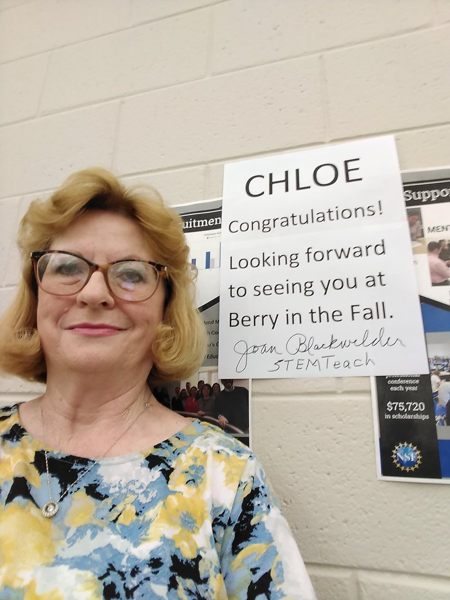 Alison Burkhalter (@alisonb2015) on Twitter photo GFE Signing Day: So excited for Chloe Greer who will be attending Berry College! Thank you, Mrs. Joan Blackwelder,
for your participation in our Signing Day! So proud of you, Chloe! <a href="/FloydCCA/">Floyd County CCA</a> <a href="/berrycollege/">Berry College</a> #gaeducatorsigningday20 #gafutureeducator GFE Signing Day: So excited for Chloe Greer who will be attending Berry College! Thank you, Mrs. Joan Blackwelder,
for your participation in our Signing Day! So proud of you, Chloe! <a href="/FloydCCA/">Floyd County CCA</a> <a href="/berrycollege/">Berry College</a> #gaeducatorsigningday20 #gafutureeducator
