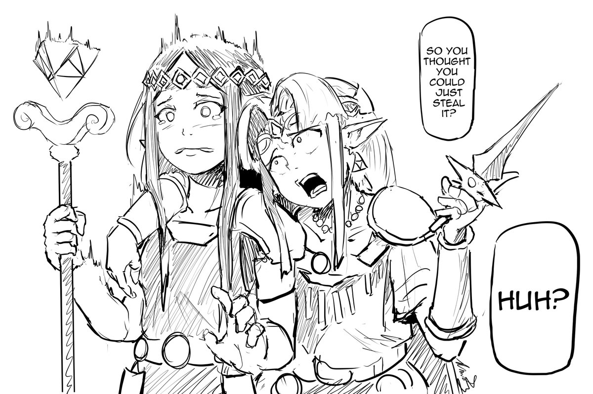 People sometimes comment or ask me what's up with the yandere Zelda stuff and what's with the yellow eyes. It's all cause of this face from her original Ultimate trailer in 2018. I just don't have self control so I've kept drawing it