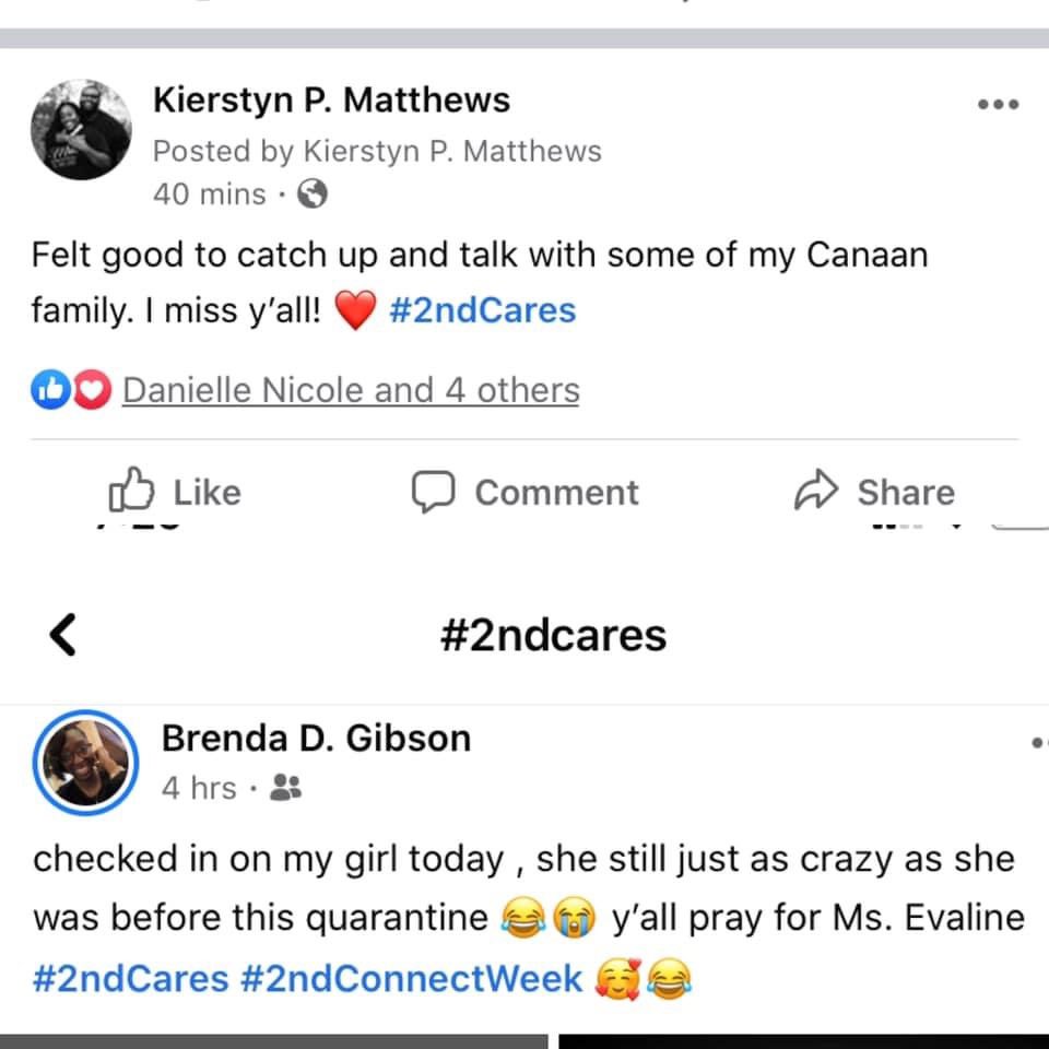 2ndCanaan's tweet photo. We just want to re-connect and this is how we do it! #2ndCares ⠀
⠀
⁣#2ndConnectWeek #ChurchAtThe2nd #SecondCanaan #The2nd #TearingDownBarriers #PastorFrank #Detroit #DetroitChurch #Worship #Praise #Jesus #JesusChrist #ReCovery #Intentional #Development #Community #2ndCanaan https://t.co/4QNeobnGVx