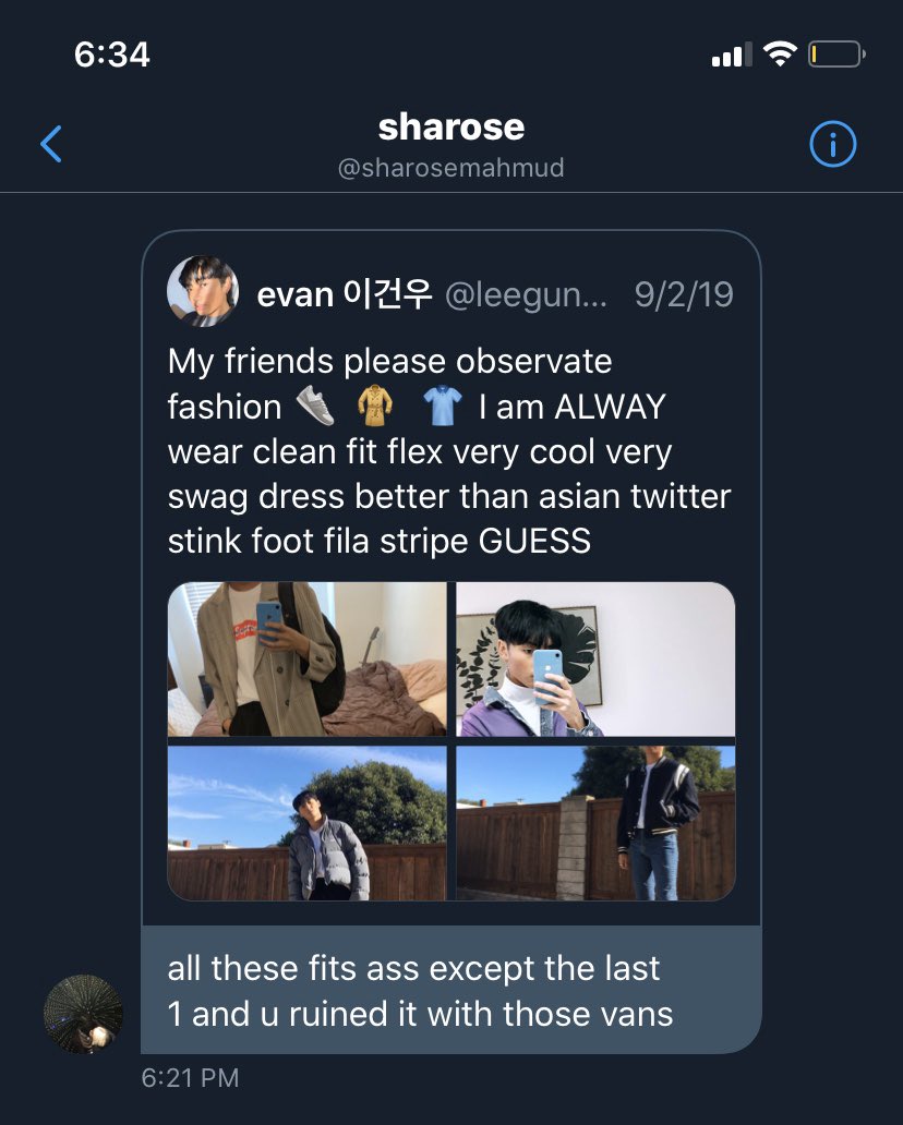 Indlejre Abe Kurv evan/HYO3 on Twitter: "ANOTHER MR BITCHES IN THE HOUSE 🚨 yeah dude my fits  are SO ass. 😂 Your fits are all memes LV belt with the target hoody tucked  in, ur