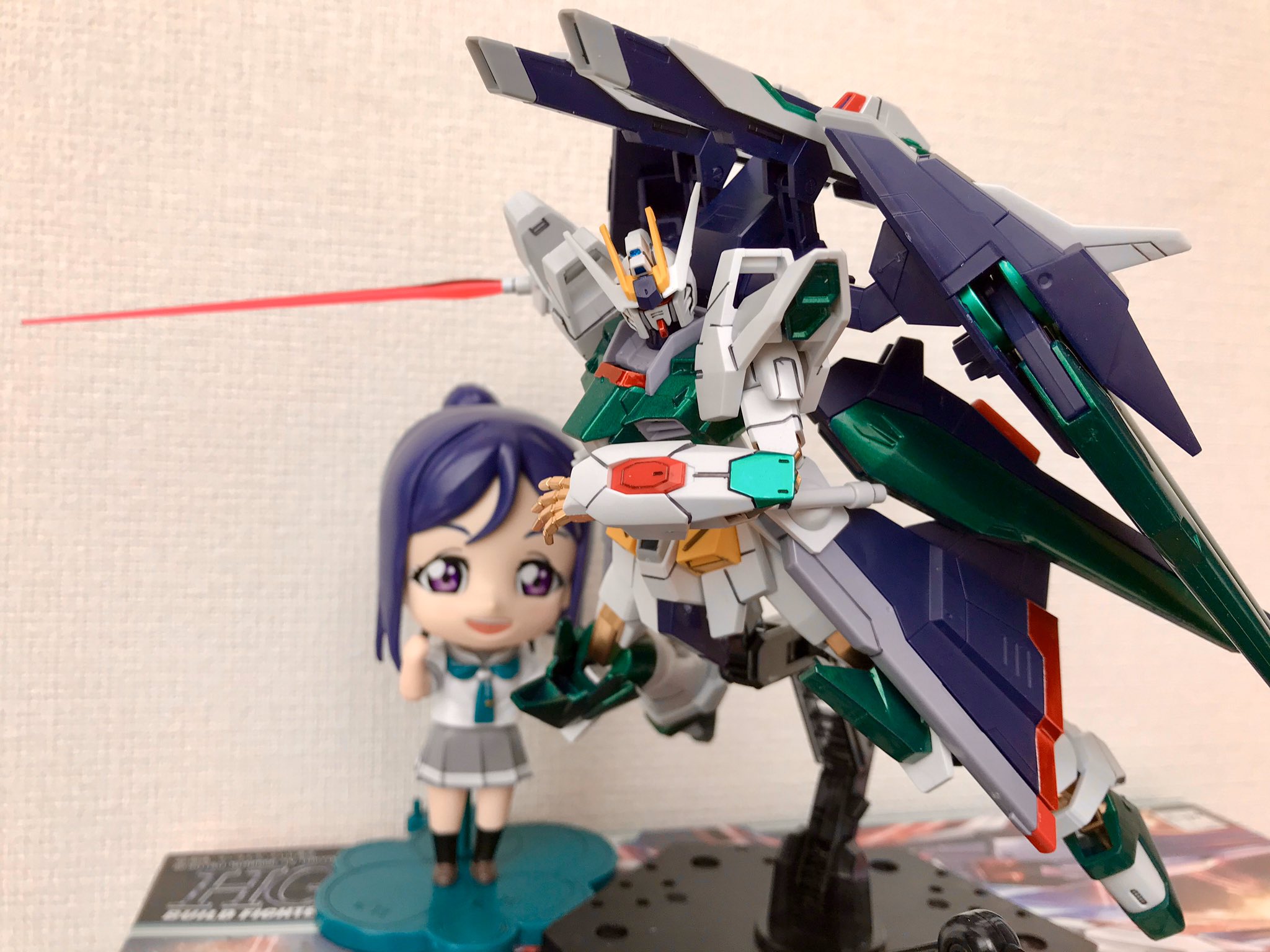 ユッキー على تويتر 連休前に完成していた果南ちゃん用ガンプラ第2弾 アメイジングストライクフリーダムガンダム 選んだ理由はベース機の ストライクフリーダムの高い機動性 運動性が運動好きな果南ちゃんに合いそうだと あとは アメイジング Amazing の単語が