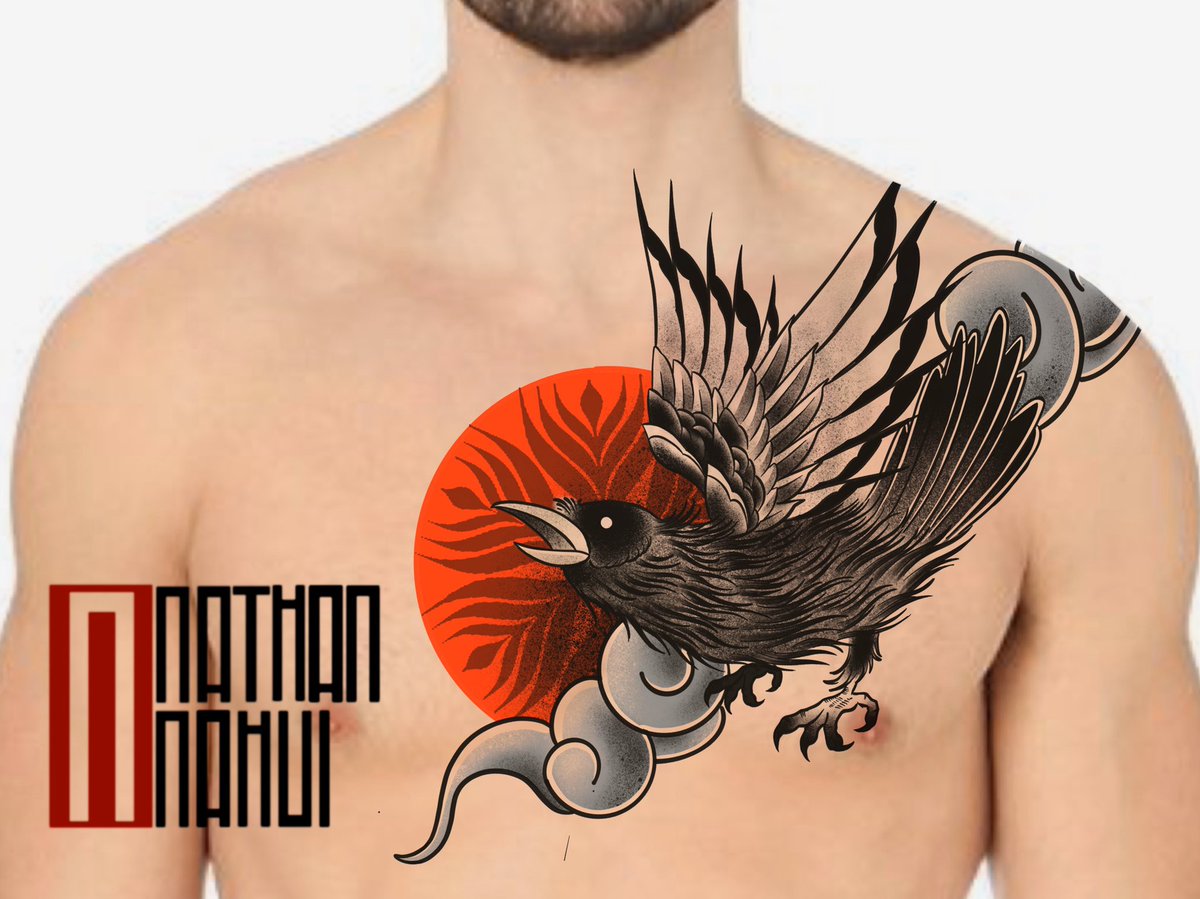 nathannahu's tweet photo. DESING AVAILABLE!!!
Info via PM!!
#tattoo #tat #tattoodesign #chesttattoo #tattoostyle #tattooartist #tattooidea #tattooideas #tattooart #crow #crowtattoo #crowtattoodesign https://t.co/3APKzQ7Bgy
