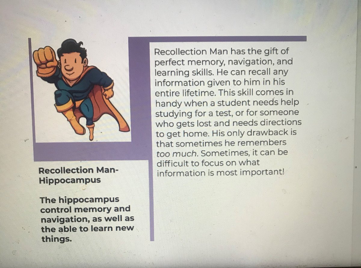 MelissaTerm's tweet photo. Psych of Behavior students did an awesome job with their neuroscience projects...some chose Zombie Brain Menus and some Brain Superheroes. Think quarantine is good for creativity 🧠 #psychologyclass #application #creativity #rhs #gorockets https://t.co/XDbkoZvZOV