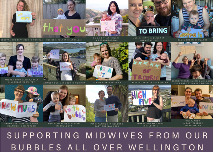 NZMidwifery's tweet photo. The Wellington region sent a postcard to Prime Minister, Jacinda Ardern yesterday on the International Day of the Midwife #IDM2020 #Midwifery #BackMidwives https://t.co/2hQZzql3HN