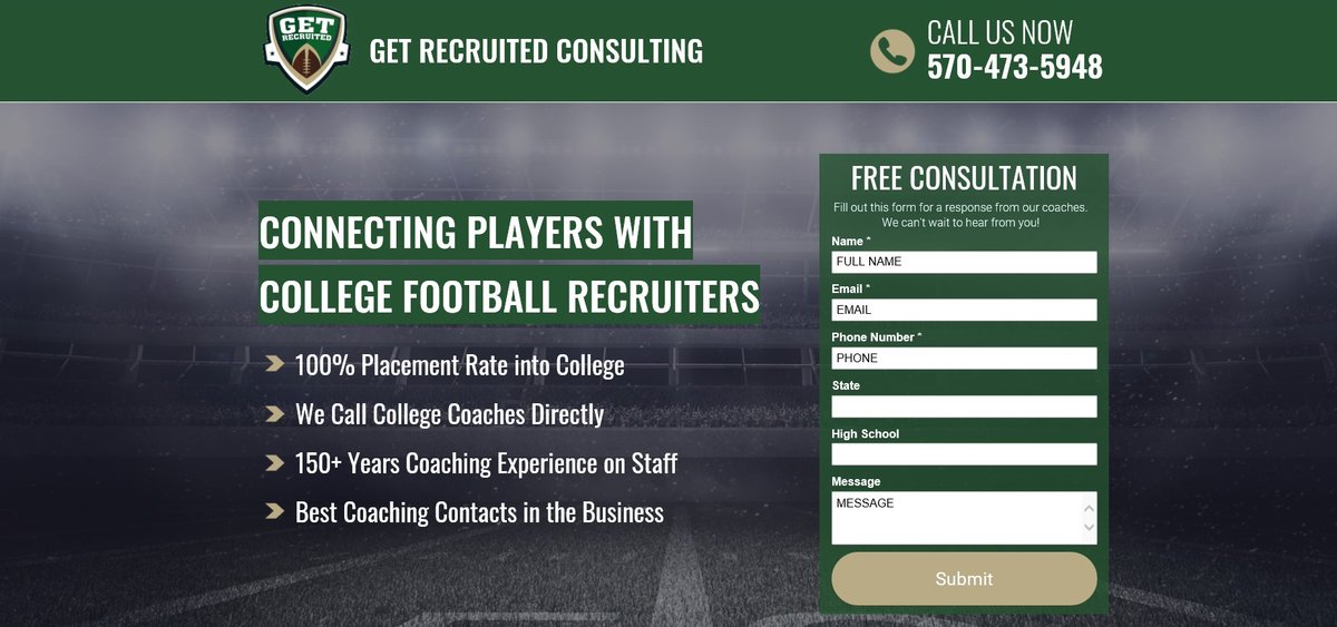 Get Recruited (@get__recruited) on Twitter photo Signup for FREE film eval and we answer your recruiting questions. The process must start by knowing what level of football you can play!
FREE Consultation/ Evaluation Signup :
calendly.com/getrecruitedte…
@Getrecruited_FL
<a href="/myGSPNSports/">MyGSPN.com</a>
@myfootballeval1 Signup for FREE film eval and we answer your recruiting questions. The process must start by knowing what level of football you can play!
FREE Consultation/ Evaluation Signup :
calendly.com/getrecruitedte…
@Getrecruited_FL
<a href="/myGSPNSports/">MyGSPN.com</a>
@myfootballeval1