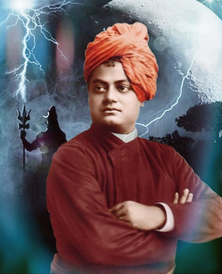 swamieaswara's tweet photo. Even when you sleep, keep the sword of discrimination at the head of your bed, so that covetousness cannot approach you even in dream. Practicing such strength, renunciation will gradually come, &amp; then you will see the portals of heaven are wide open to you.

SWAMI VIVEKANANDA https://t.co/JMK6czf0Ui
