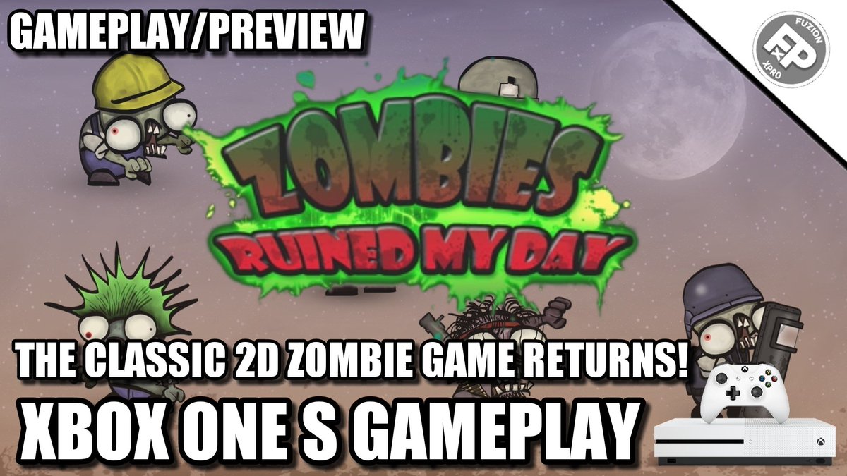 FuzionXbox's tweet image. youtu.be/SxeB4wOf-GQ

#ZombiesRuinedMyDay, a new 2D zombie game by (not entirely new) @RendercodeGames, is releasing for the #Xbox One today/tomorrow, and I have recorded over 10 minutes of awesome gameplay of it. Do check it out, it's so much fun, and only $4!
