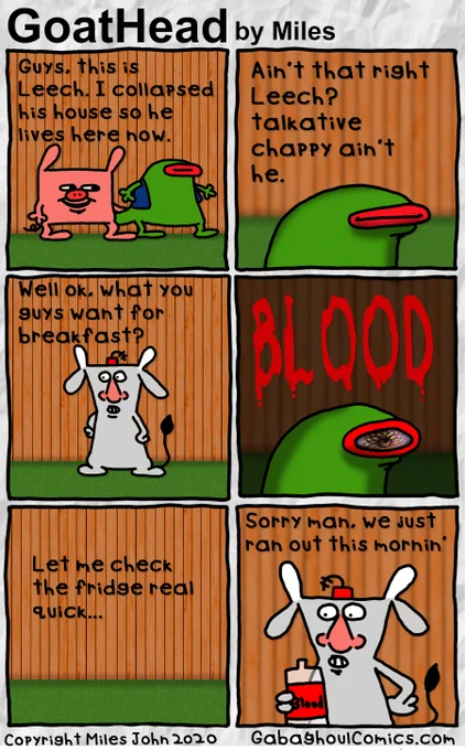 GoatHead Episode 85: Be Positive
GoatHead stickers on sale now at https://t.co/0TnPwmv64J
#GoatHead #Webcomic #Webcomics 