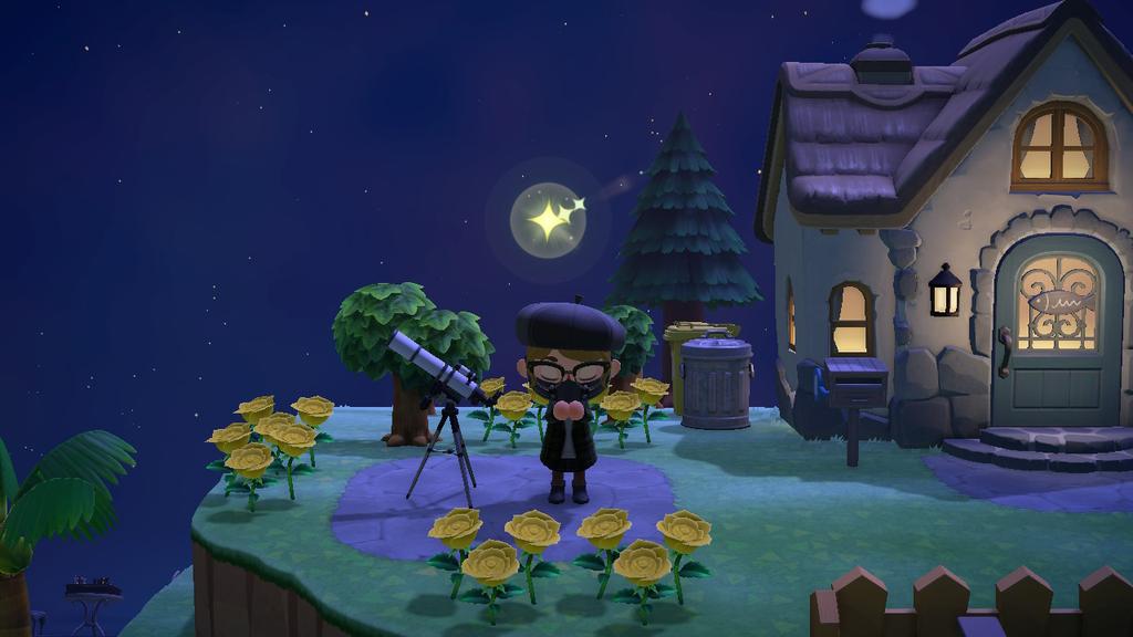 acnh_olivia's tweet photo. I have Celeste &amp; shooting stars on my island tonight! ✨ 
DM for my Dodo Code! 
#ACNH #AnimalCrossingNewHorizons #AnimalCrossing https://t.co/Zzja3SUXzY
