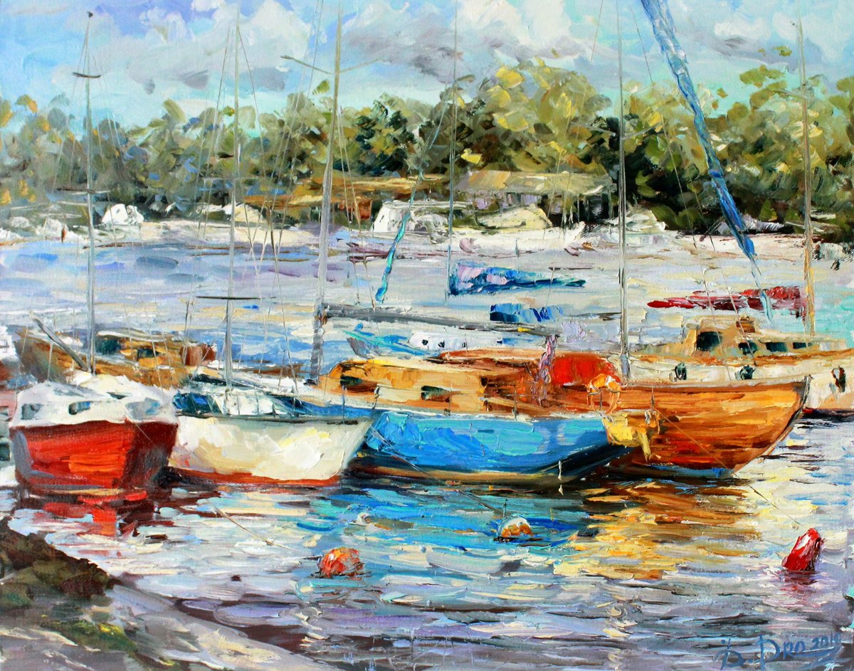 xaos_wind's tweet photo. Taking part in art flasmob #7days #7arts #7artists
Day 1 - Summer day in yacht-club - oil on canvas, 40x50 cm.
#artmob #artstagram #seascape #oiloncanvas #summer #travel #yacht #goodmood #lokigallery #contemporaryart #счастьеесть #impressionism #impasto https://t.co/KSQHfT94UU