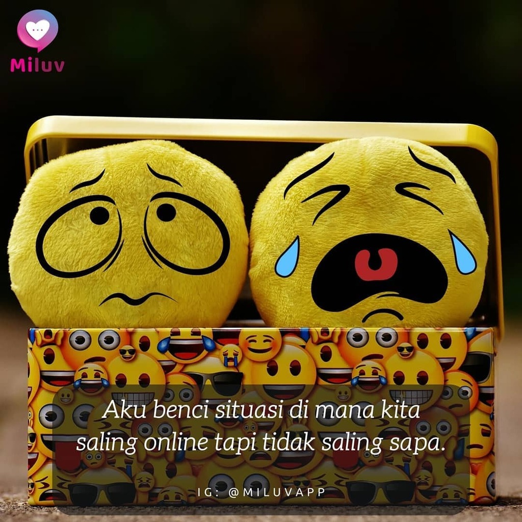 miluvapp's tweet photo. Beneran deh, aku ga suka kalo gitu ☹ mau nyapa duluan tapi nanti dicuekin, kalo ga nyapa rasanya pengen nyapa.
Ada yang ngarasain sama???
.
#miluvapp #satukancinta #sayang #cinta #pasangan #baper #birojodoh #jodoh #kejujuran #ketulusan #cintatanpasya… https://t.co/hUVwzEbE44 https://t.co/IsU0KZBWQr