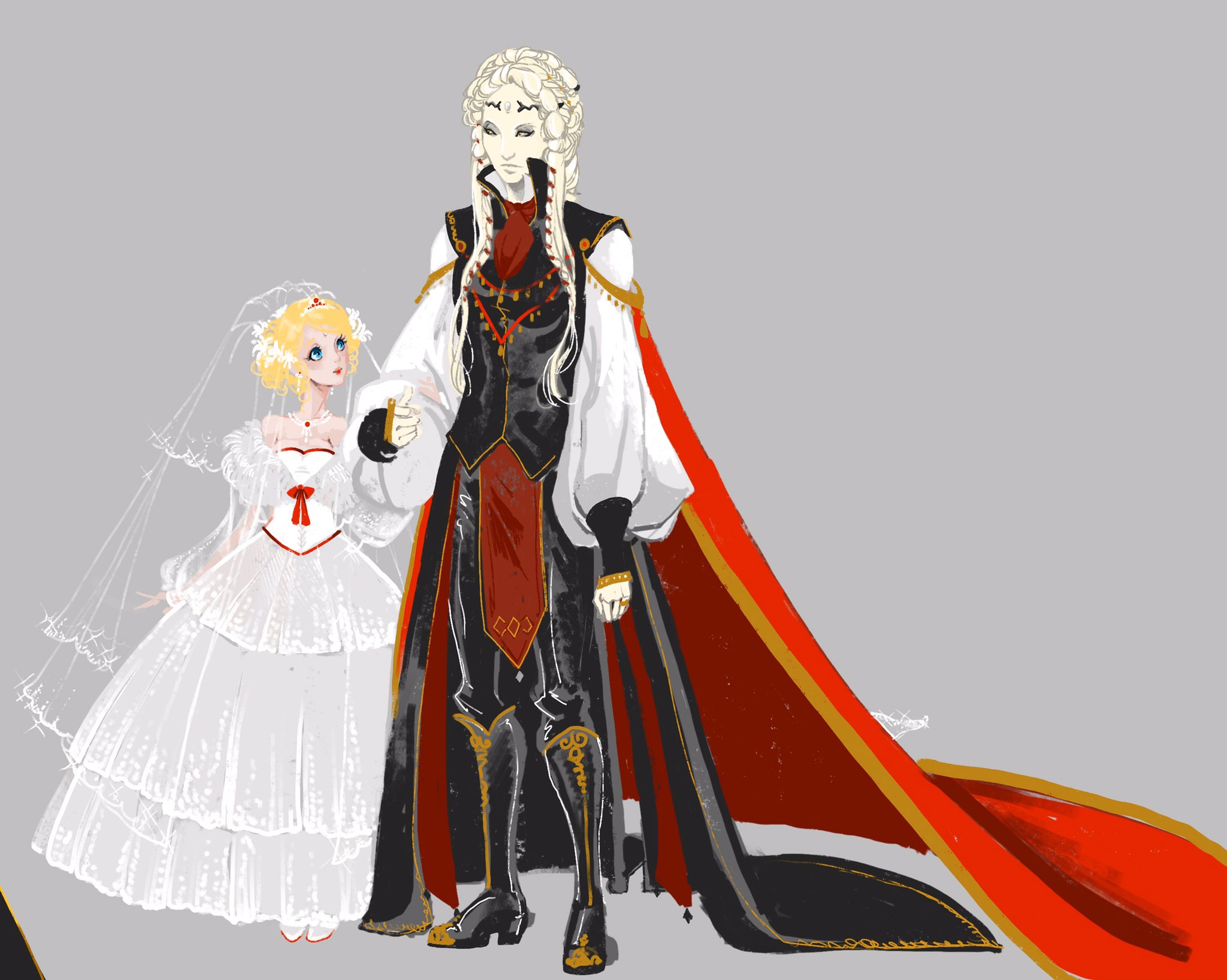 Whitecat Arts The Wedding Of Crown Prince Varis Yae Galvus Varis Ffxiv Ff14イラスト Ff14 Variszosgalvus Regulavanhydrus Gaiusvanbaelsar T Co Yb1crqop3g Twitter