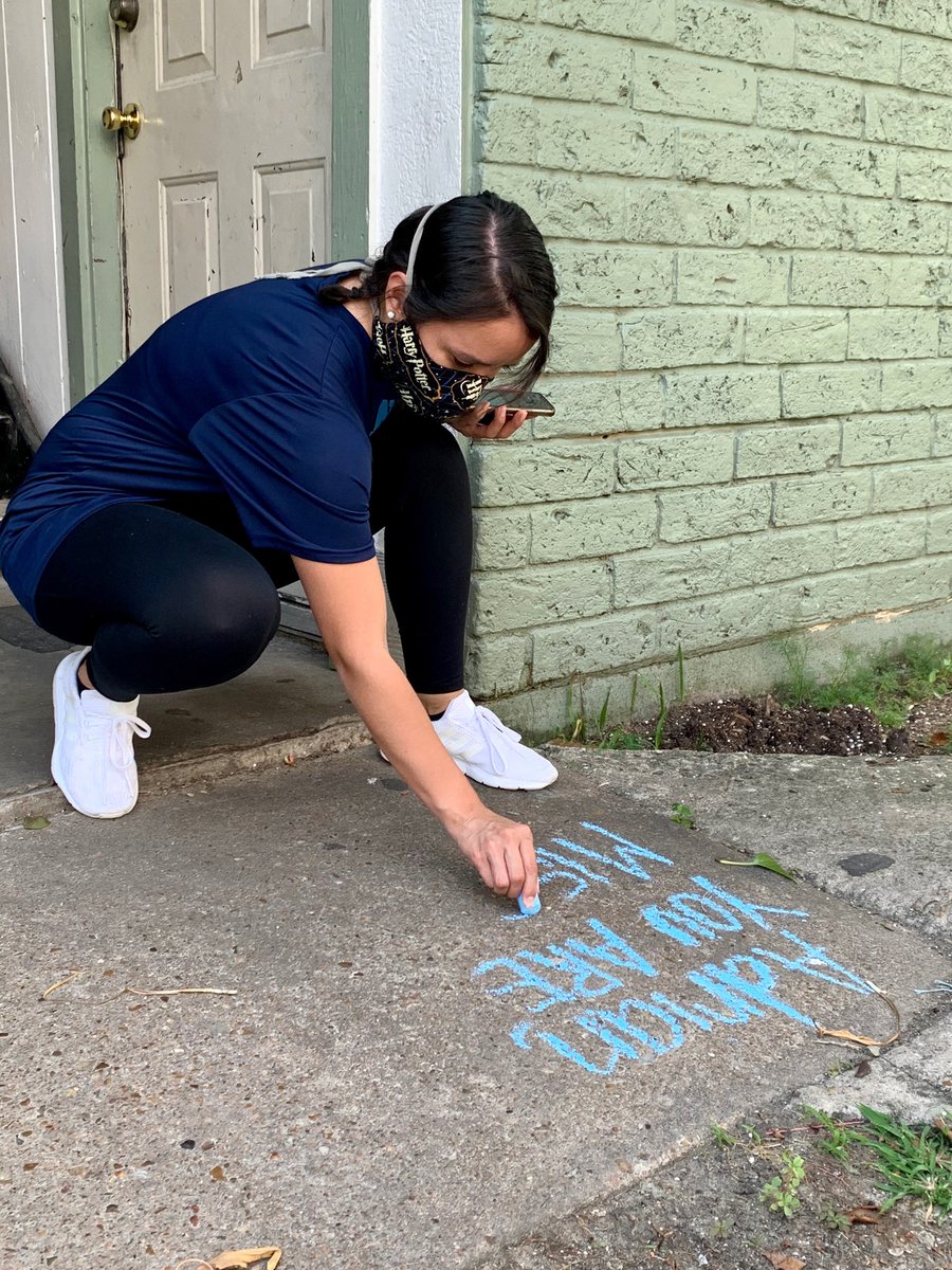 SRHS_KHernandez's tweet photo. Teacher appreciation week sure has us missing our kids!  So glad we were able to make some visits thanks to @TexanTagTeam 😌 https://t.co/N2o9pXPZDQ