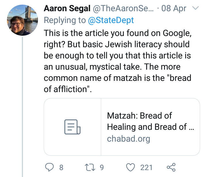 Very well known,  https://en.m.wikipedia.org/wiki/Ha_Lachma_Anya here is Chabad taking that and applying a different meaning. Now Bread of FaithWho cares? Well State Department using their esoteric interpretation to the chagrin of many. Happens more than most know