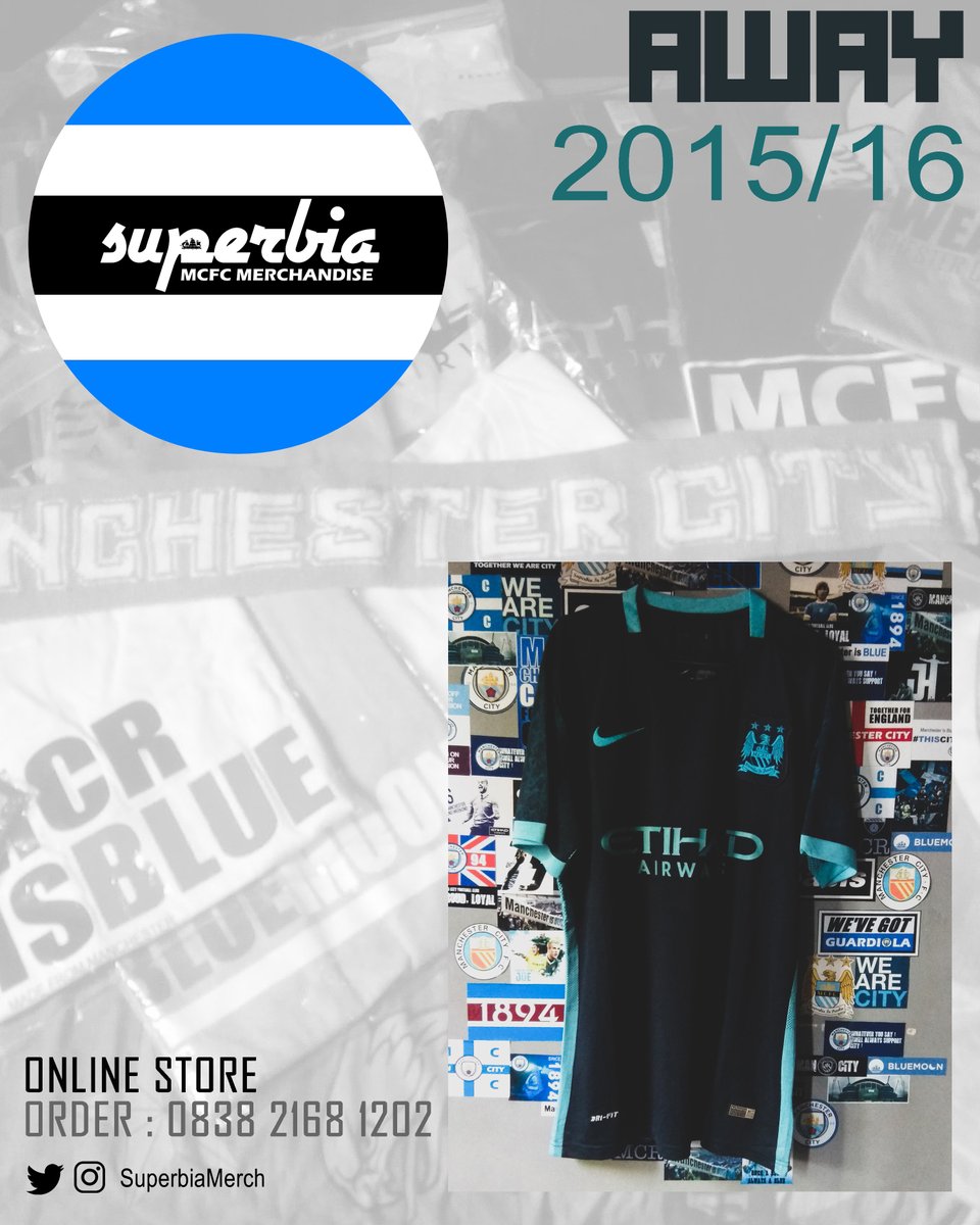 SuperbiaMerch's tweet photo. TURUN HARGAA.

[JERSEY]
Man City 2015/16 (Away) || M || 100k (+ Stiker) 

#ManCity #Mcfc #ManchesterCity #WeAreCity #BlueMoon #WillFightTillTheEnd #Together #McfcMerch #McfcMerchandise #ManchesterCityMerch #ManchesterCityMerchandise #Superbia #SuperbiaMerch #Jersey #JerseyManCity https://t.co/6TMLaL3BUE