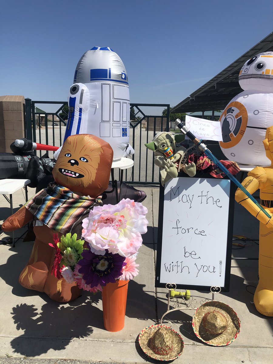 Celebrating Cinco de Mayo today during lunch service. Happy Tuesday! #BerkEagles