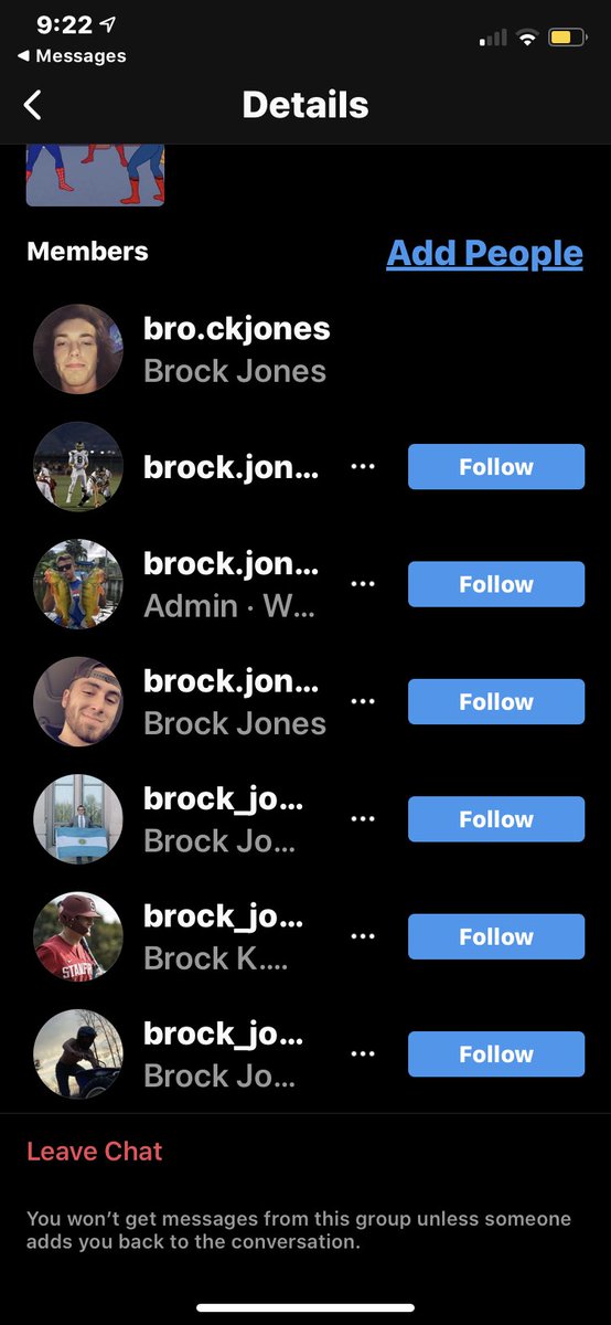 brockcjones's tweet photo. i got added to a brock jones group chat. this is the best day of my life https://t.co/sG1mfAKkYx