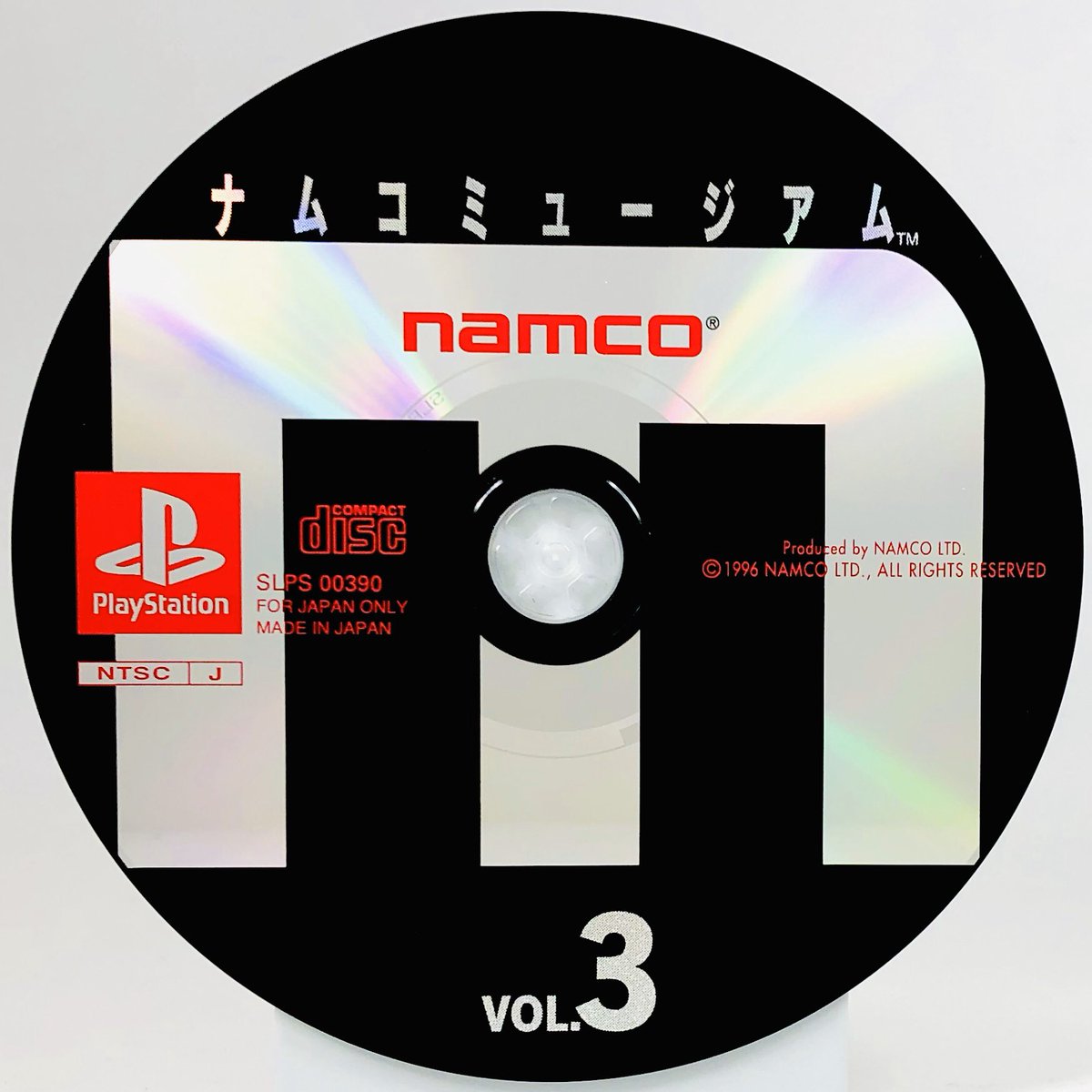 Namco Museum Vol. 3NamcoPlayStation, 1996Archives :  http://instagram.com/gamediscbeauty/&nbsp;