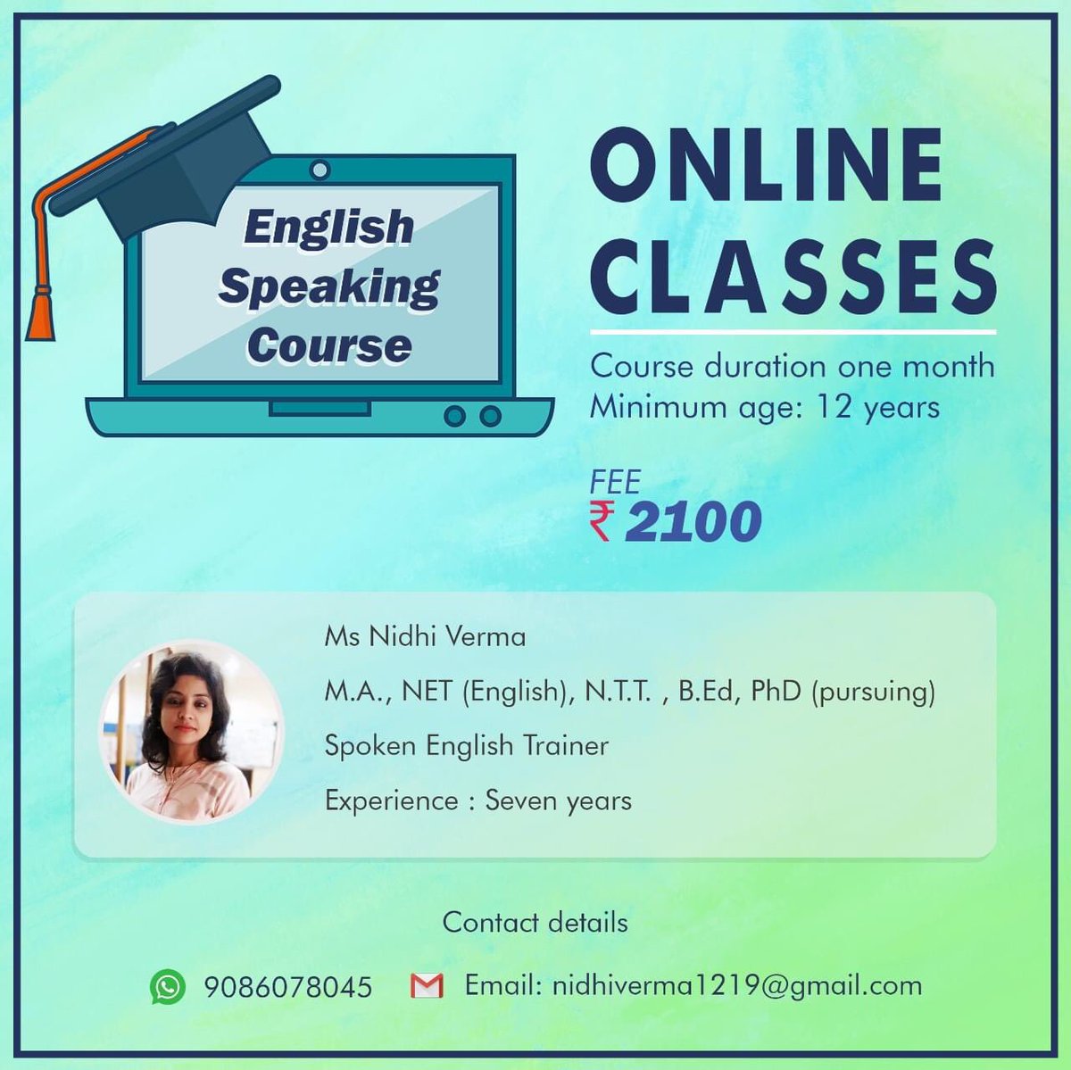 JKSA - JK Startups Association (@jkstartups) on Twitter photo Where there is a will there is a way!
<a href="/NidhiVerma1912/">Nidhi Verma</a> from #Jammu has started an online course to learn spoken English in an interactive way. Please enroll & make your kids communication super strong! 🙏 Where there is a will there is a way!
<a href="/NidhiVerma1912/">Nidhi Verma</a> from #Jammu has started an online course to learn spoken English in an interactive way. Please enroll & make your kids communication super strong! 🙏