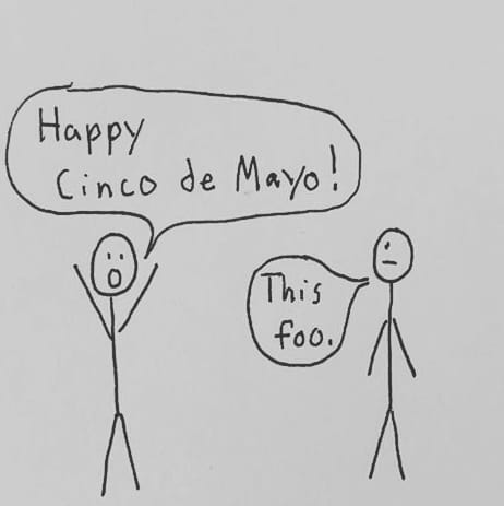 moviesmarkus's tweet photo. You celebrate Cinco de Mayo, foo? My 190th doodle.
#doodle #cincodemayo #supfoo #mexicanamericanproblems #latinx #latinohumor #latinohumor #mexicanamerican https://t.co/puo3oIfCcU