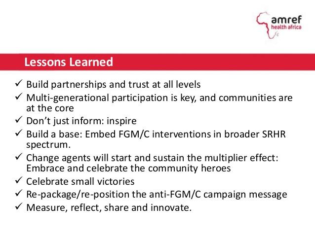 We can curb FGM; let's join hands together