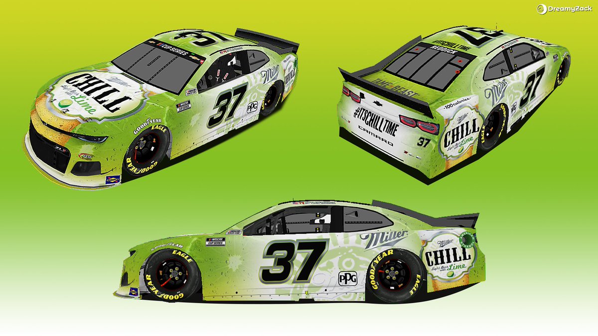 DreamyZackRacin's tweet photo. #itsCHILLtime
Paint Roulette #3: #37 JTG, @TylerReddick , Miller, GREEN
#nr2003 https://t.co/DazfGADTfK