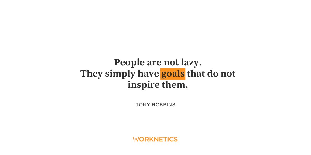 worknetics's tweet photo. Leaders need to set inspirational goals and help their teams to achieve them. https://t.co/KH2OdBDDJo