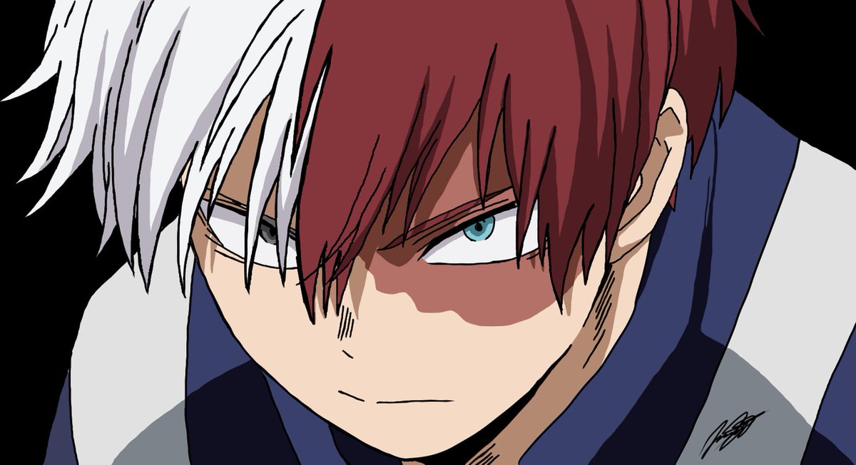 SotoSauceMC's tweet photo. My digital anime of one of my favorite characters in My Hero Academia. Shoto is just sick. #digitalart #digital #art #drawing #drawinganime #anime #a1 #ua  #myheroacademia #shoto #hotandcold #sotosauce https://t.co/Rxrt6KOP6x https://t.co/xOUQ2X8Ucu