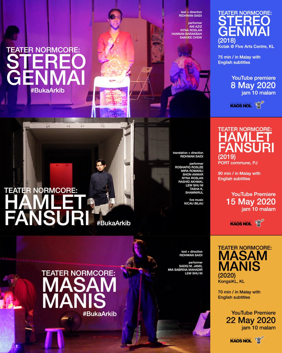 Ridhwan Saidi On Twitter Stereo Genmai 2018 75 Min In Malay With English Subtitles 8 May 2020 10 Pm Hamlet Fansuri 2019 90 Min In Malay With English Subtitles 15 May 2020